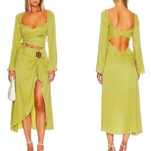 For Love & Lemons Allie Midi Dress